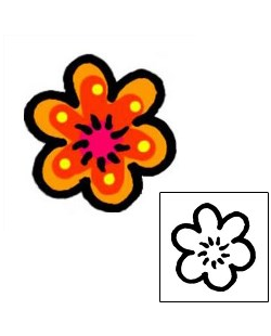 Flower Tattoo Specific Body Parts tattoo | AAF-05742