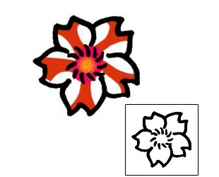 Flower Tattoo Specific Body Parts tattoo | AAF-05746