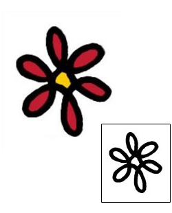 Flower Tattoo Specific Body Parts tattoo | AAF-05756