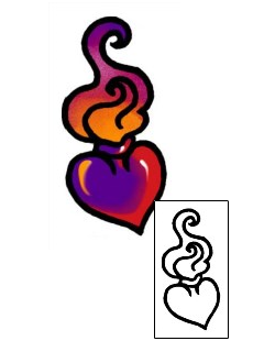 Heart Tattoo Religious & Spiritual tattoo | AAF-05765