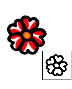 Flower Tattoo Specific Body Parts tattoo | AAF-05771