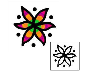 Flower Tattoo Specific Body Parts tattoo | AAF-05774