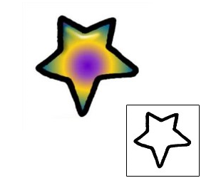 Star Tattoo Astronomy tattoo | AAF-05813