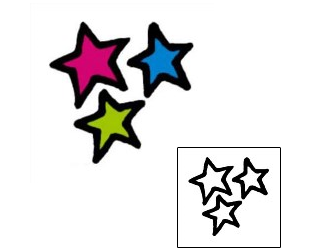Star Tattoo Astronomy tattoo | AAF-05825