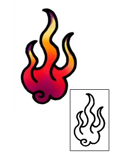 Fire – Flames Tattoo Miscellaneous tattoo | AAF-05839