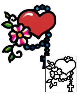 Sacred Heart Tattoo Religious & Spiritual tattoo | AAF-05852