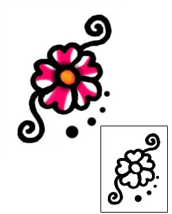 Flower Tattoo Specific Body Parts tattoo | AAF-05880