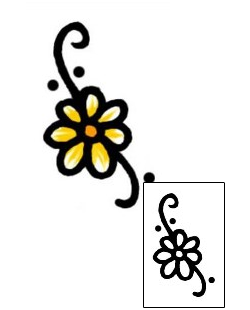 Flower Tattoo Specific Body Parts tattoo | AAF-05926