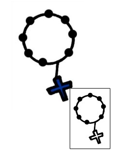 Rosary Beads Tattoo Religious & Spiritual tattoo | AAF-05928