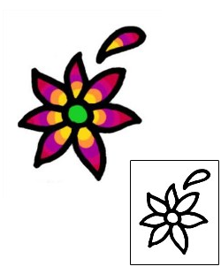 Flower Tattoo Specific Body Parts tattoo | AAF-05930