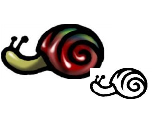 Snail Tattoo Specific Body Parts tattoo | AAF-05999