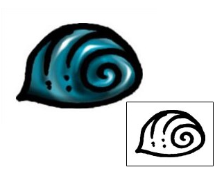 Snail Tattoo Specific Body Parts tattoo | AAF-06015