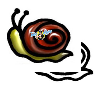 Animal Tattoo snail-tattoos-andrea-ale-aaf-06017