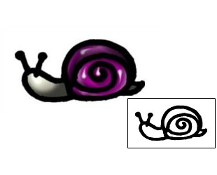 Snail Tattoo Specific Body Parts tattoo | AAF-06022