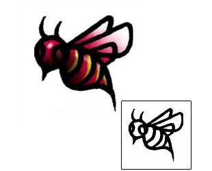 Bee Tattoo Specific Body Parts tattoo | AAF-06097
