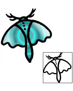 Moth Tattoo Insects tattoo | AAF-06149
