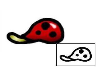 Ladybug Tattoo Specific Body Parts tattoo | AAF-06198