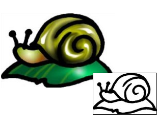 Snail Tattoo Specific Body Parts tattoo | AAF-06200