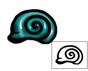 Snail Tattoo Specific Body Parts tattoo | AAF-06202