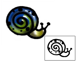 Snail Tattoo Specific Body Parts tattoo | AAF-06213