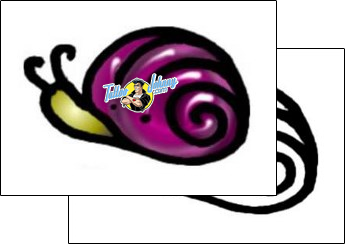 Ankle Tattoo snail-tattoos-andrea-ale-aaf-06220