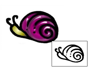 Snail Tattoo Specific Body Parts tattoo | AAF-06220