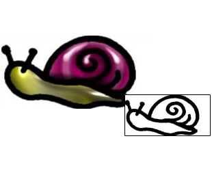 Snail Tattoo Specific Body Parts tattoo | AAF-06227