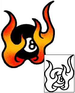 Fire – Flames Tattoo Miscellaneous tattoo | AAF-06273