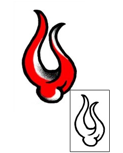 Fire – Flames Tattoo Miscellaneous tattoo | AAF-06288