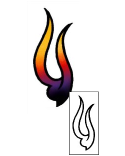Fire – Flames Tattoo Miscellaneous tattoo | AAF-06301