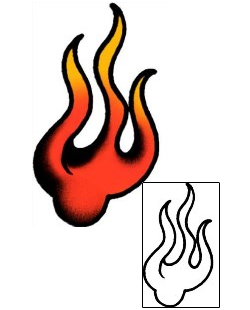 Fire – Flames Tattoo Miscellaneous tattoo | AAF-06340