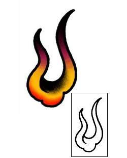 Fire – Flames Tattoo Miscellaneous tattoo | AAF-06342