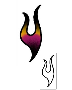 Fire – Flames Tattoo Miscellaneous tattoo | AAF-06343