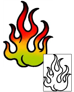 Fire – Flames Tattoo Miscellaneous tattoo | AAF-06344