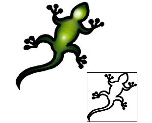 Reptiles & Amphibians Tattoo Specific Body Parts tattoo | AAF-06384