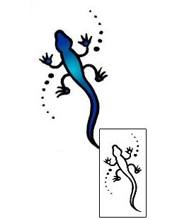 Lizard Tattoo Specific Body Parts tattoo | AAF-06432