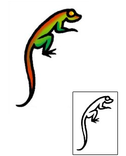 Lizard Tattoo Specific Body Parts tattoo | AAF-06449