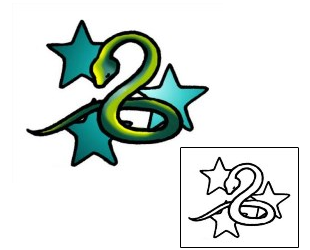Snake Tattoo Astronomy tattoo | AAF-06459