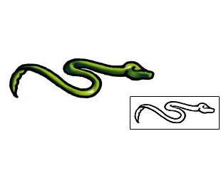 Reptiles & Amphibians Tattoo Specific Body Parts tattoo | AAF-06462