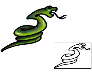 Reptiles & Amphibians Tattoo Specific Body Parts tattoo | AAF-06465