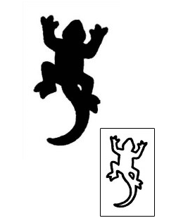 Gecko Tattoo Specific Body Parts tattoo | AAF-06478