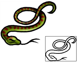 Snake Tattoo Specific Body Parts tattoo | AAF-06486