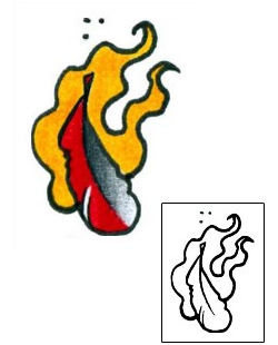 Fire – Flames Tattoo Miscellaneous tattoo | AAF-06775