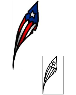 USA Tattoo Specific Body Parts tattoo | AAF-06917