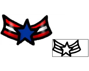 Patriotic Tattoo Specific Body Parts tattoo | AAF-06945