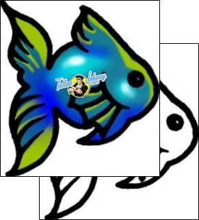 Fish Tattoo marine-life-fish-tattoos-andrea-ale-aaf-07023