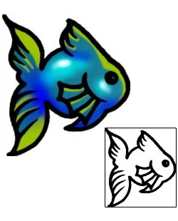 Fish Tattoo Marine Life tattoo | AAF-07023