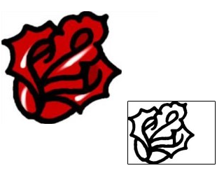 Rose Tattoo Plant Life tattoo | AAF-07033