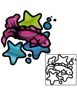 Sea Creature Tattoo Astronomy tattoo | AAF-07049