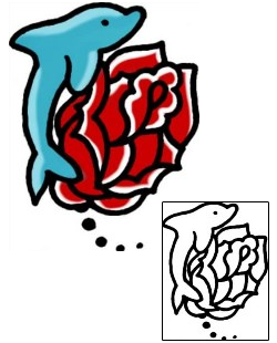 Rose Tattoo Marine Life tattoo | AAF-07054